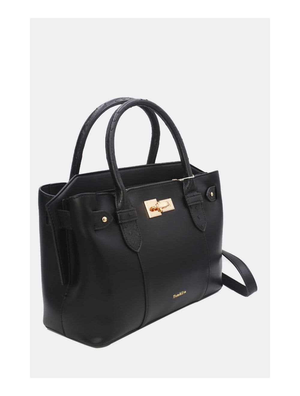 Sac Ordinateur Femme Orné Ceinture 24B-6024-Noir — vue 3