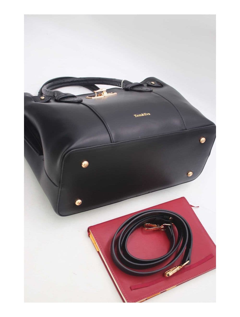 Sac Ordinateur Femme Orné Ceinture 24B-6024-Noir — vue 5