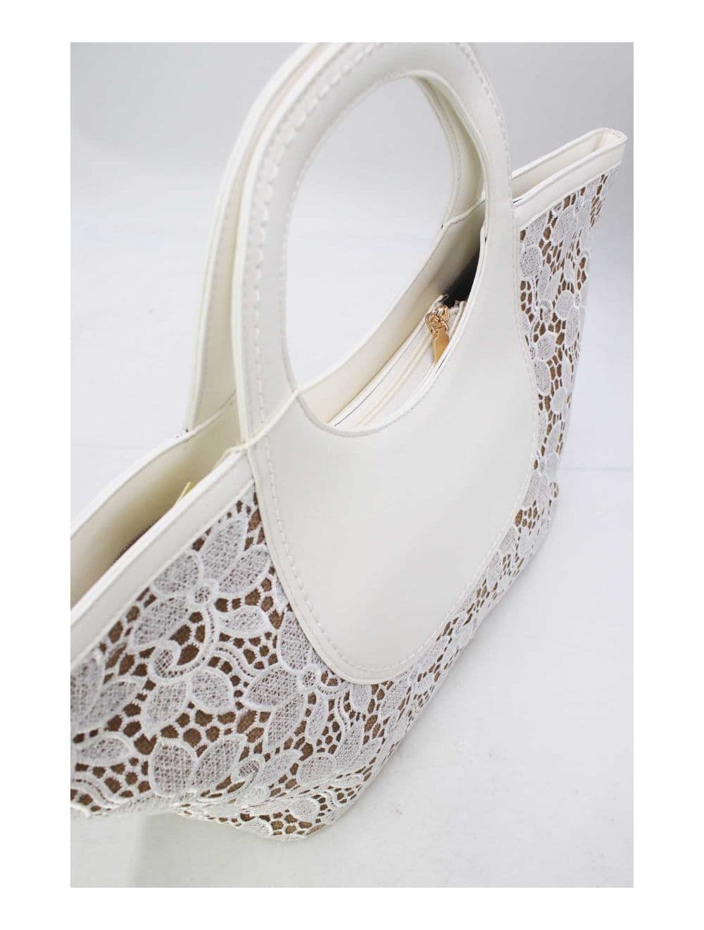 Sac Cabas Jacquard 24P-5985-Blanc
