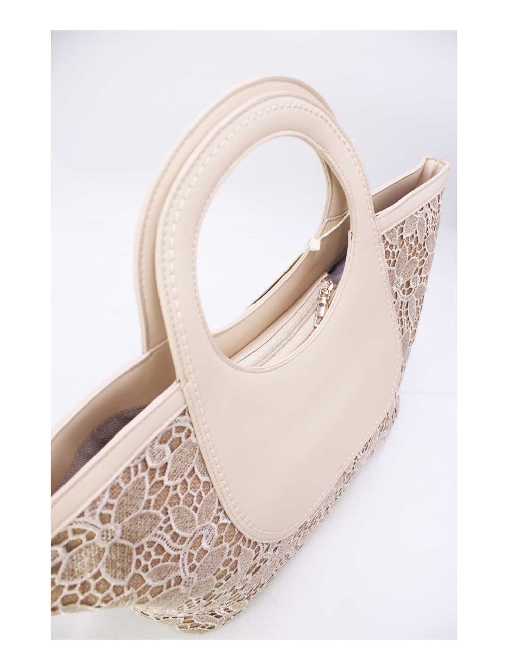 Sac Cabas Jacquard 24P-5985-Beige — vue 5