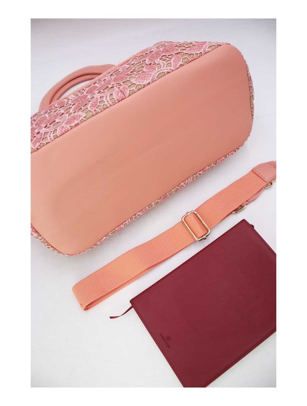 Sac Cabas Jacquard 24P-5985-Pink — vue 4
