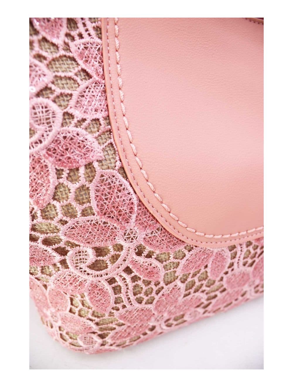 Sac Cabas Jacquard 24P-5985-Pink — vue 5
