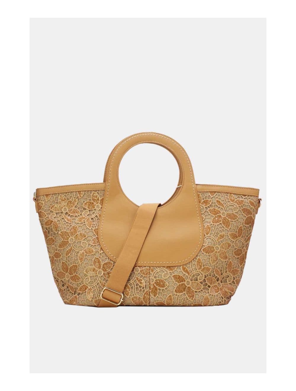 Sac Cabas Jacquard 24P-5985-Abricot