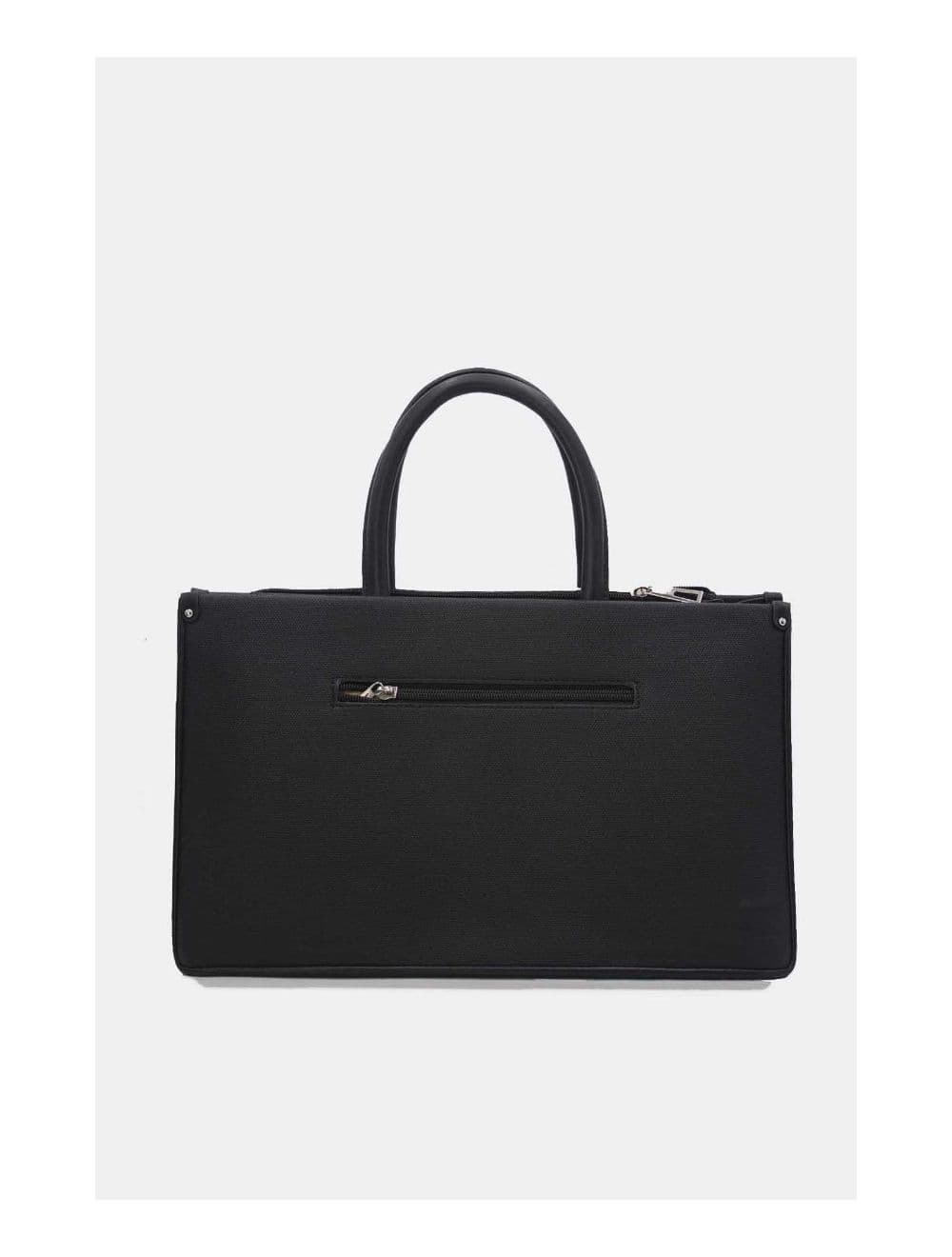 Sac Ordinateur Femme Bi-matière 24B-6003-Black/Black — vue 3