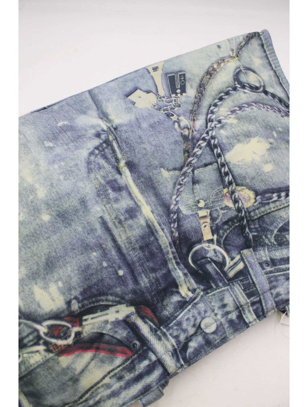Oversize Sac Cabas En Jeans  24B-5999-Bleu — vue 5