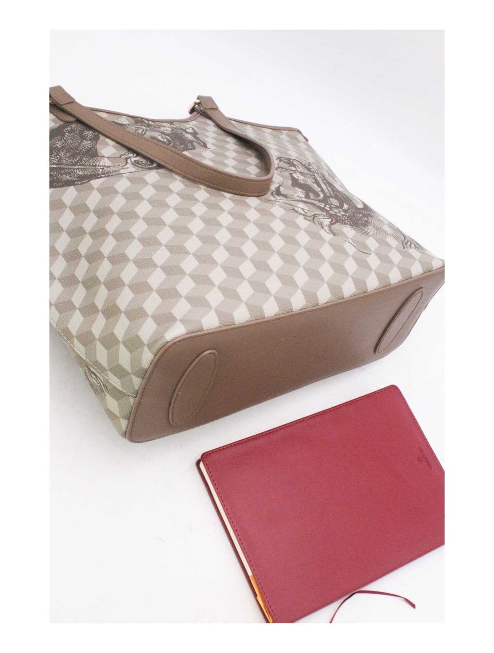 Ensemble Deux Pièces Cabas Monogramme 24B-5874-Abricot — vue 4