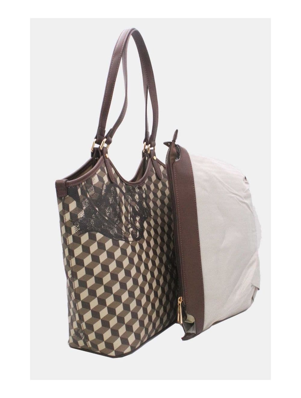 Ensemble Deux Pièces Cabas Monogramme 24B-5874-Café