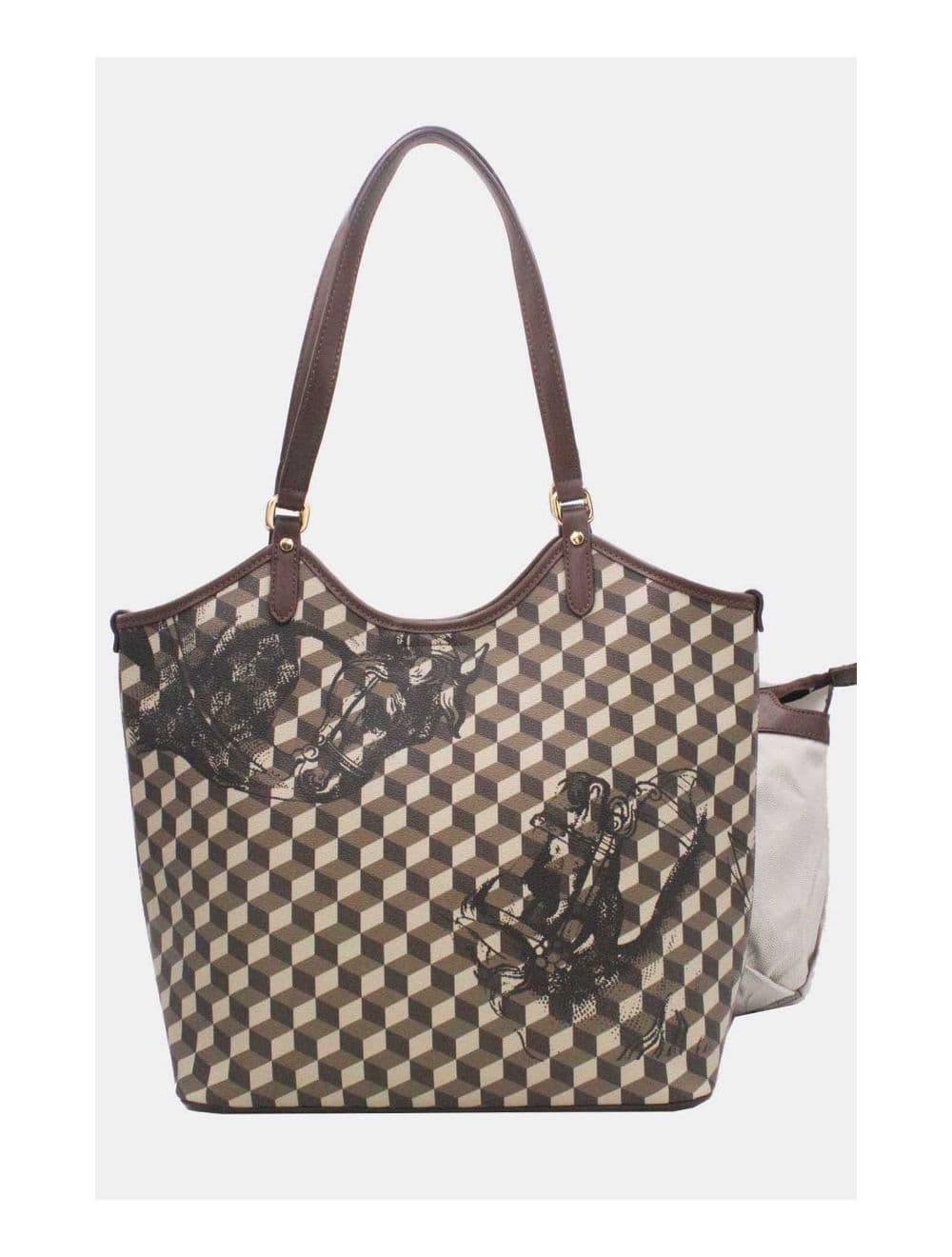 Ensemble Deux Pièces Cabas Monogramme 24B-5874-Café — vue 5