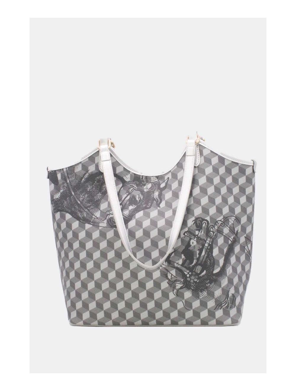 Ensemble Deux Pièces Cabas Monogramme 24B-5874-Argenté