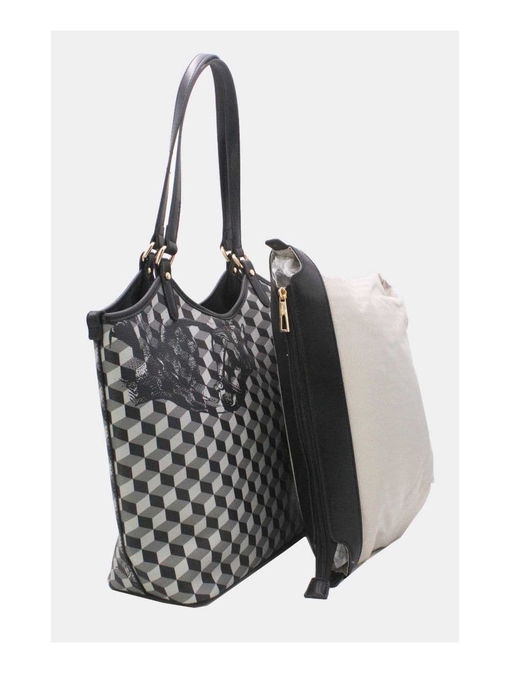Ensemble Deux Pièces Cabas Monogramme 24B-5874-Noir — vue 3