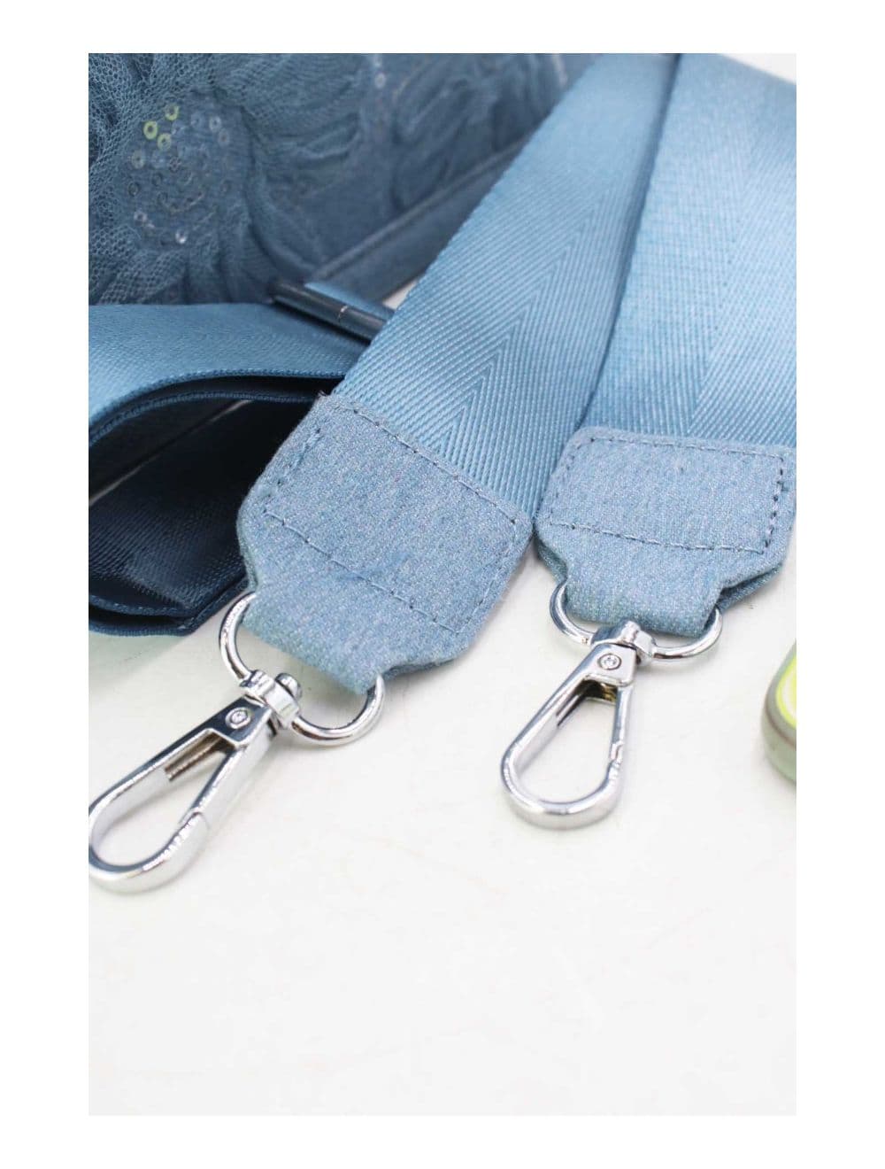 Medium Sac Cabas Jeans En Fleurs 24P-5879-L.Blue — vue 5