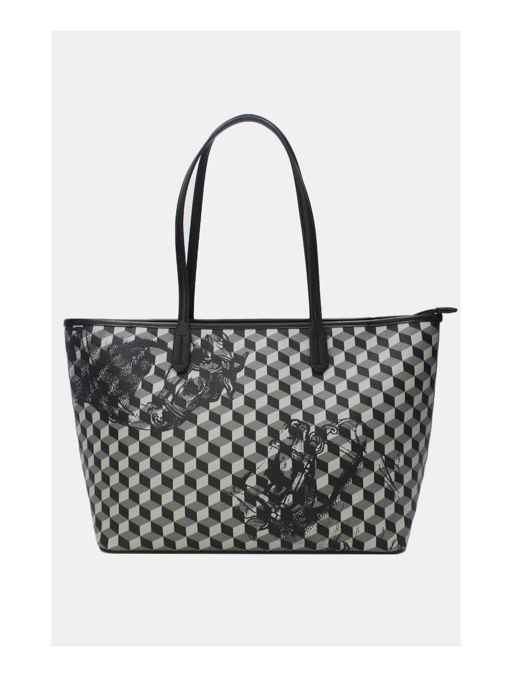 Sac Cabas Fourre-Tout Monogramme Classique 24B-5875-Noir