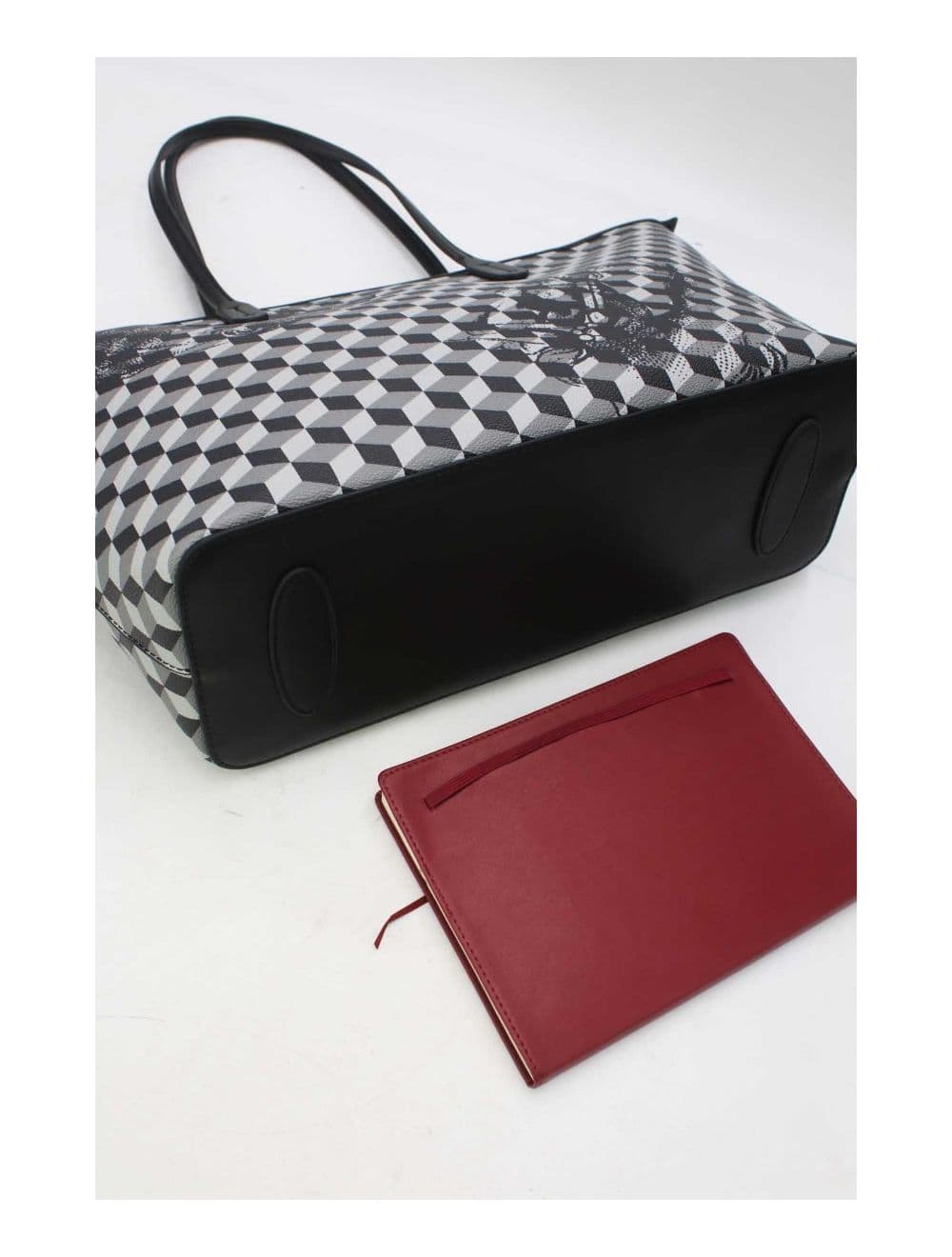 Sac Cabas Fourre-Tout Monogramme Classique 24B-5875-Noir — vue 3