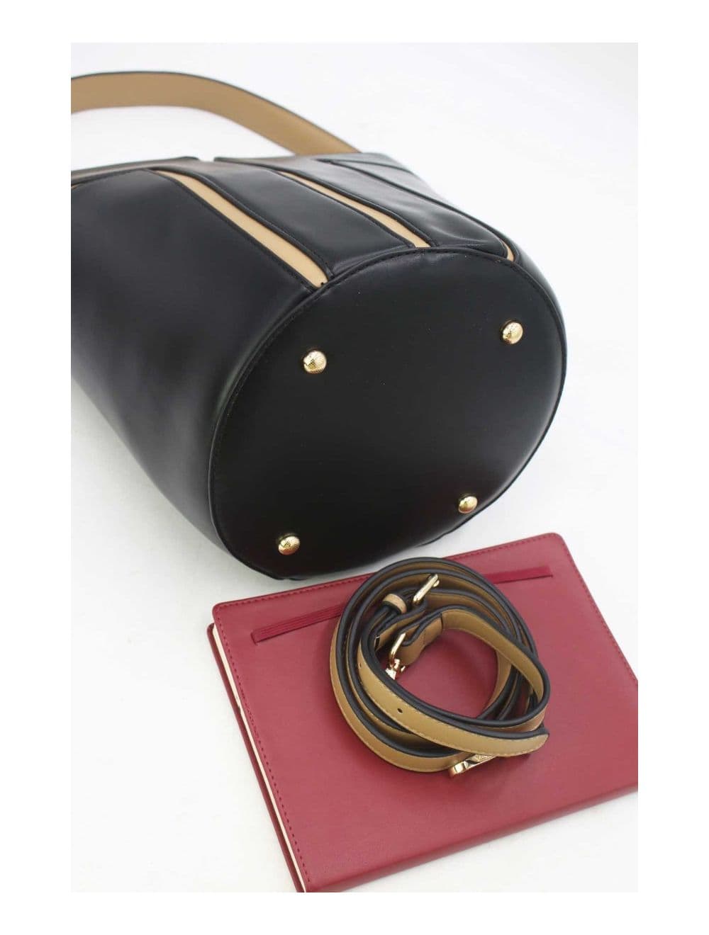 Sac Seau Vintage Bicolores-24B-5863-Black/Apricot
