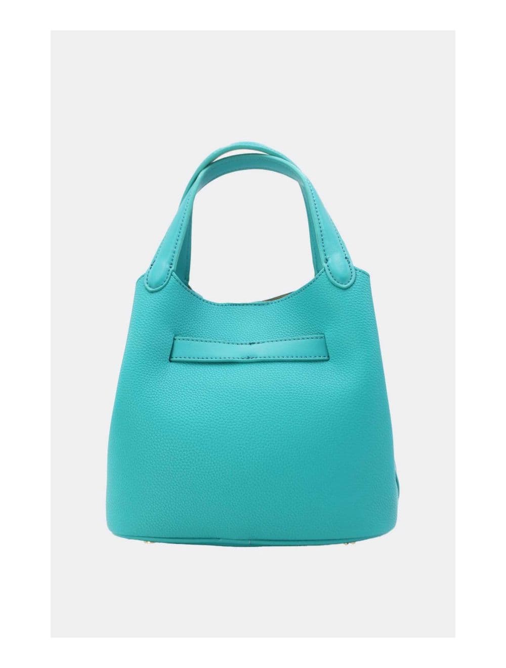Ensemble 2Pcs Sac Hobo Effet Grainé 6974-Bleu — vue 4