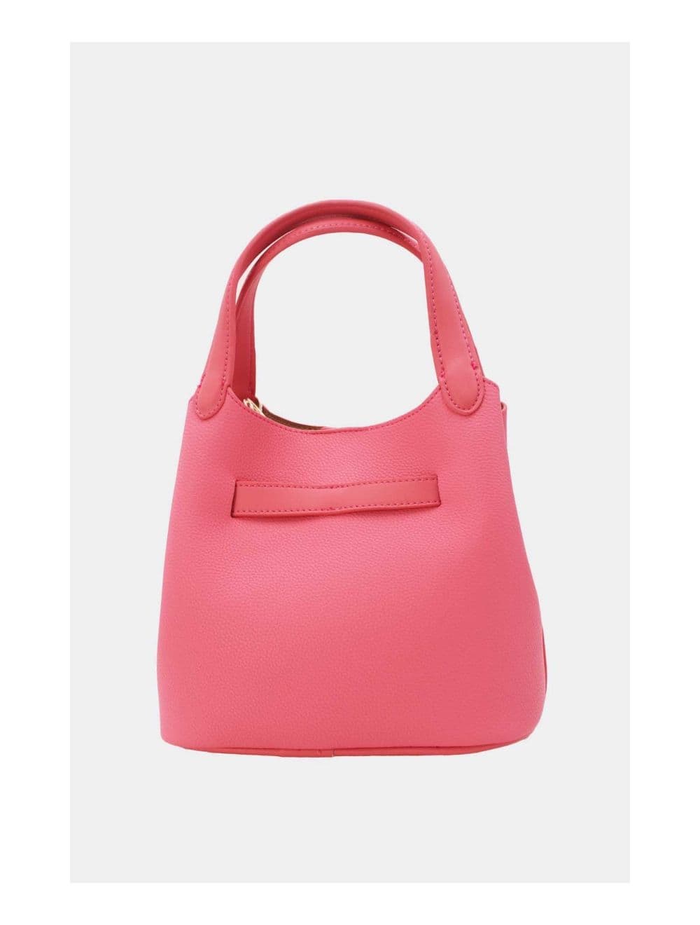 Ensemble 2Pcs Sac Hobo Effet Grainé 6974-Pink — vue 4