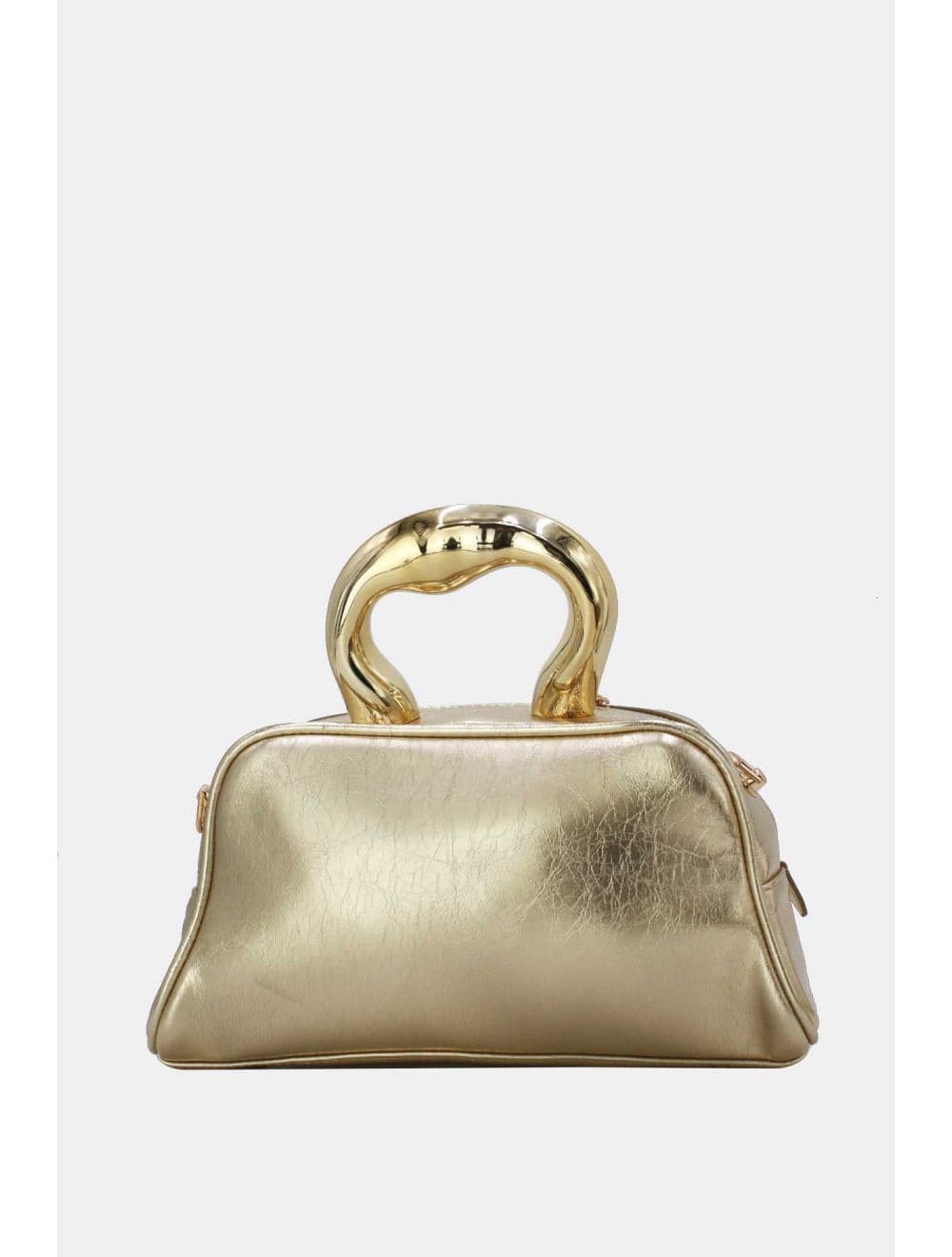Petit Sac à Main Avec Poignée Forme De Cœur Dorée 25P-6322-Or — vue 3