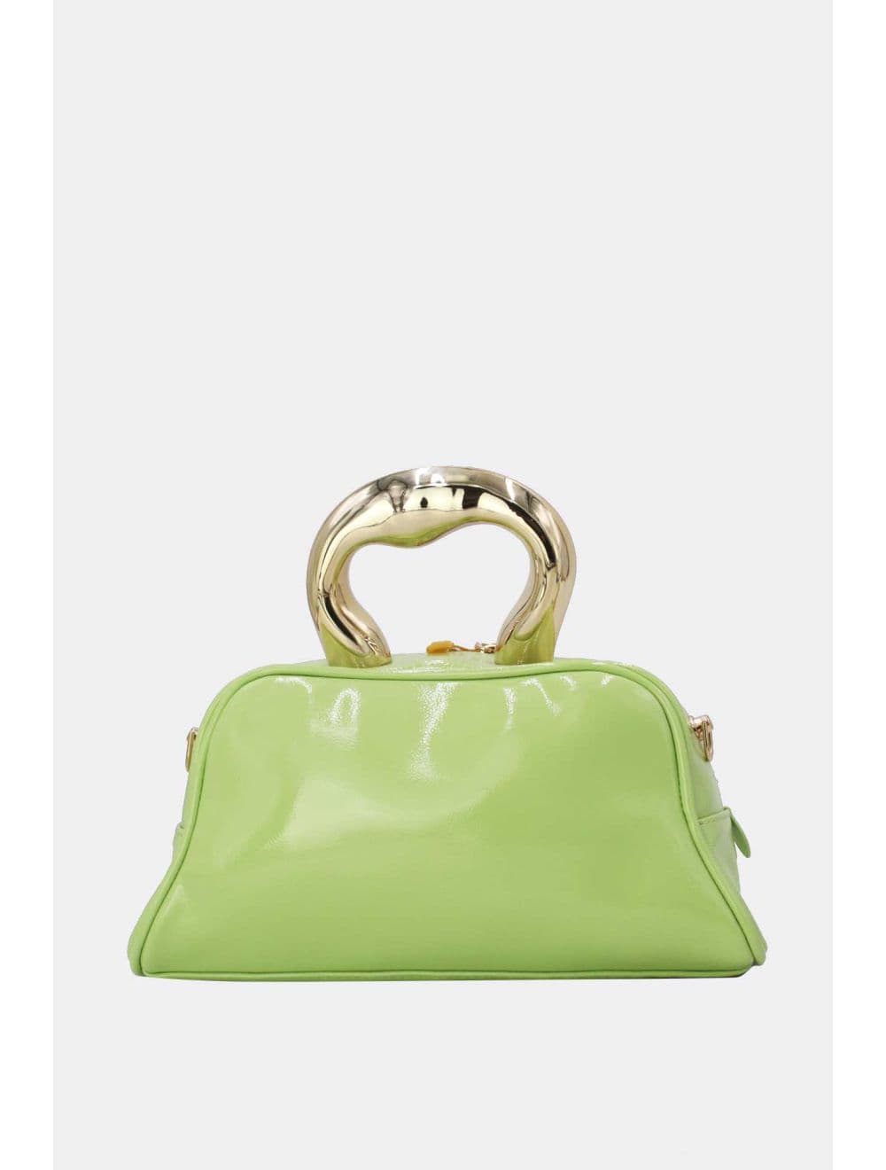 Petit Sac à Main Avec Poignée Forme De Cœur Dorée 25P-6322-Vert — vue 3