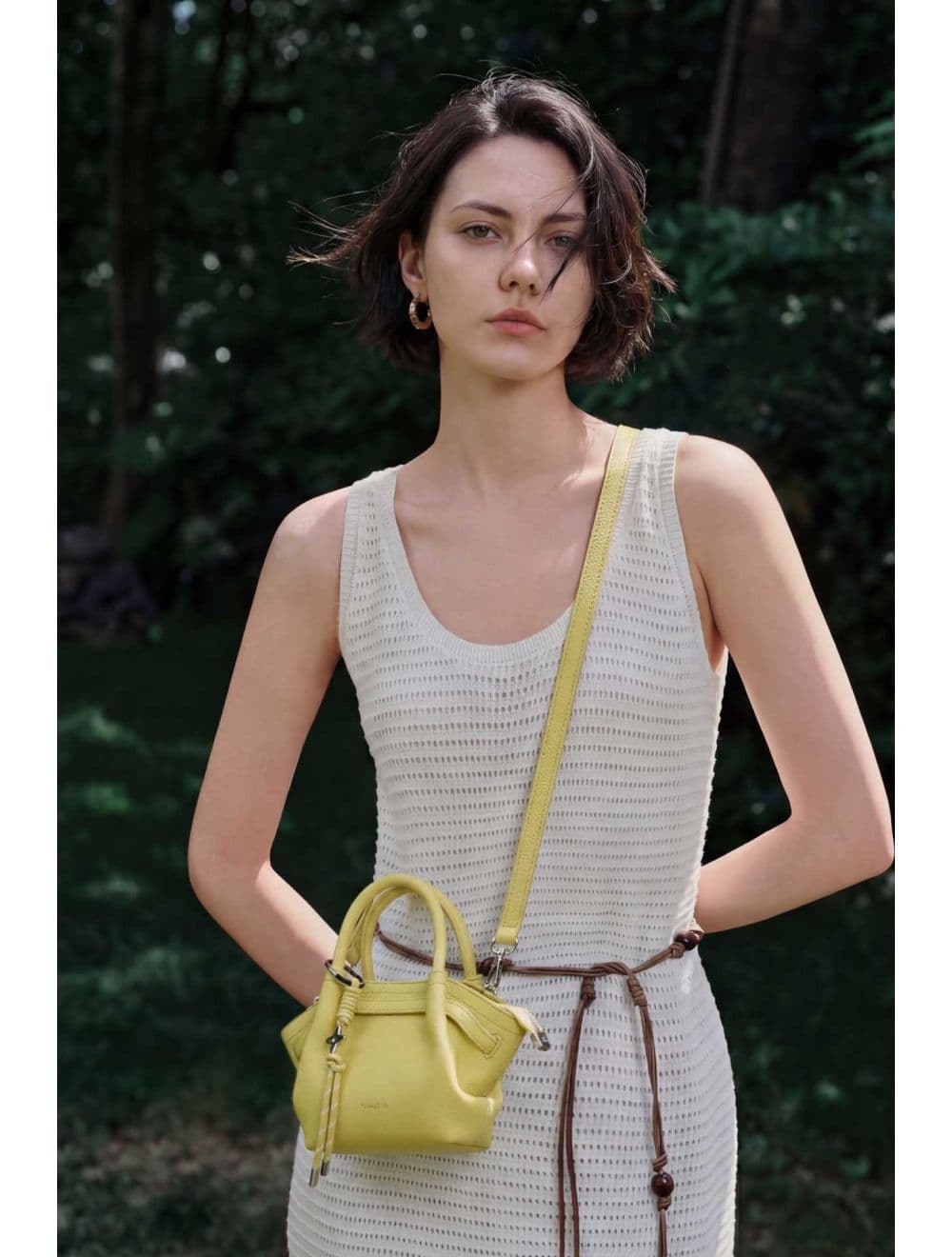 Petit Sac à Main à Ceinture STOCK FAIBLE 25P--6167-Citron