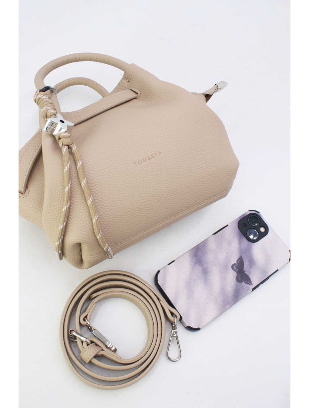 Petit Sac à Main à Ceinture STOCK FAIBLE 25P--6167-Kaki — vue 4