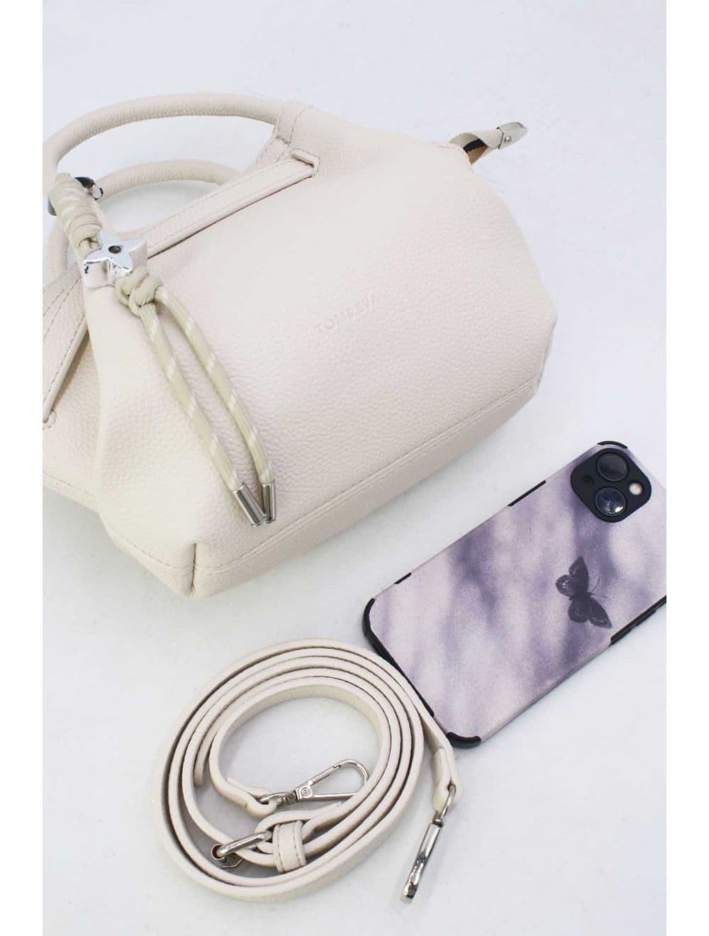 Petit Sac à Main à Ceinture STOCK FAIBLE 25P--6167-Beige — vue 4
