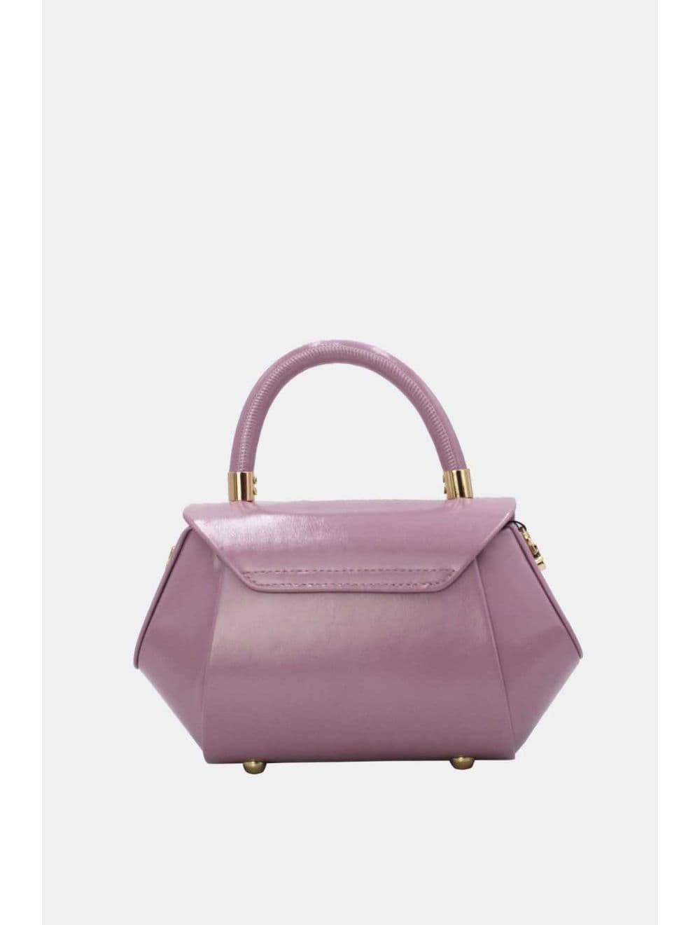 Petit Sac à Main Effet Vernis 25P-6383-Violet — vue 3