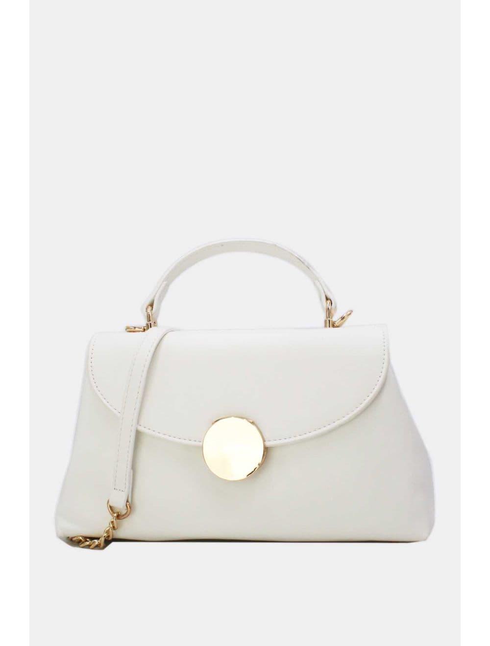 Petit Sac à Main Chic Minimaliste 25P-6329-Blanc