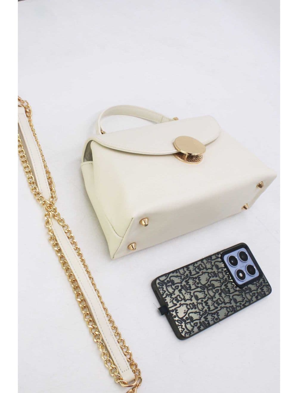 Petit Sac à Main Chic Minimaliste 25P-6329-Beige — vue 4