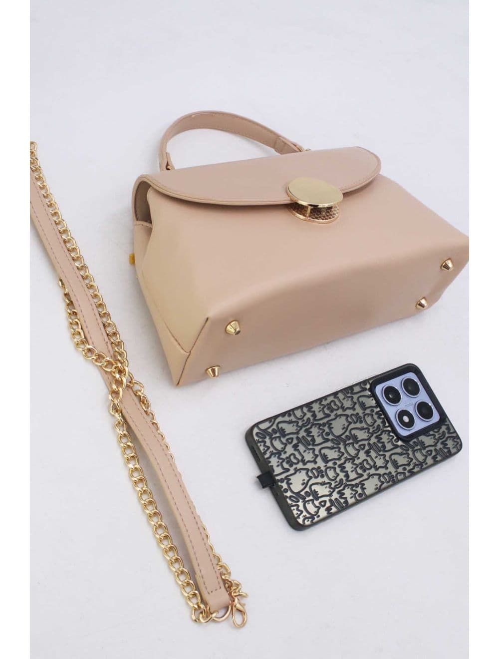 Petit Sac à Main Chic Minimaliste 25P-6329-Nude — vue 4