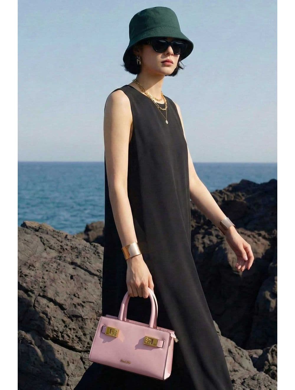 Sac à Main Chic Avec Centuire 25b-6352-Pink