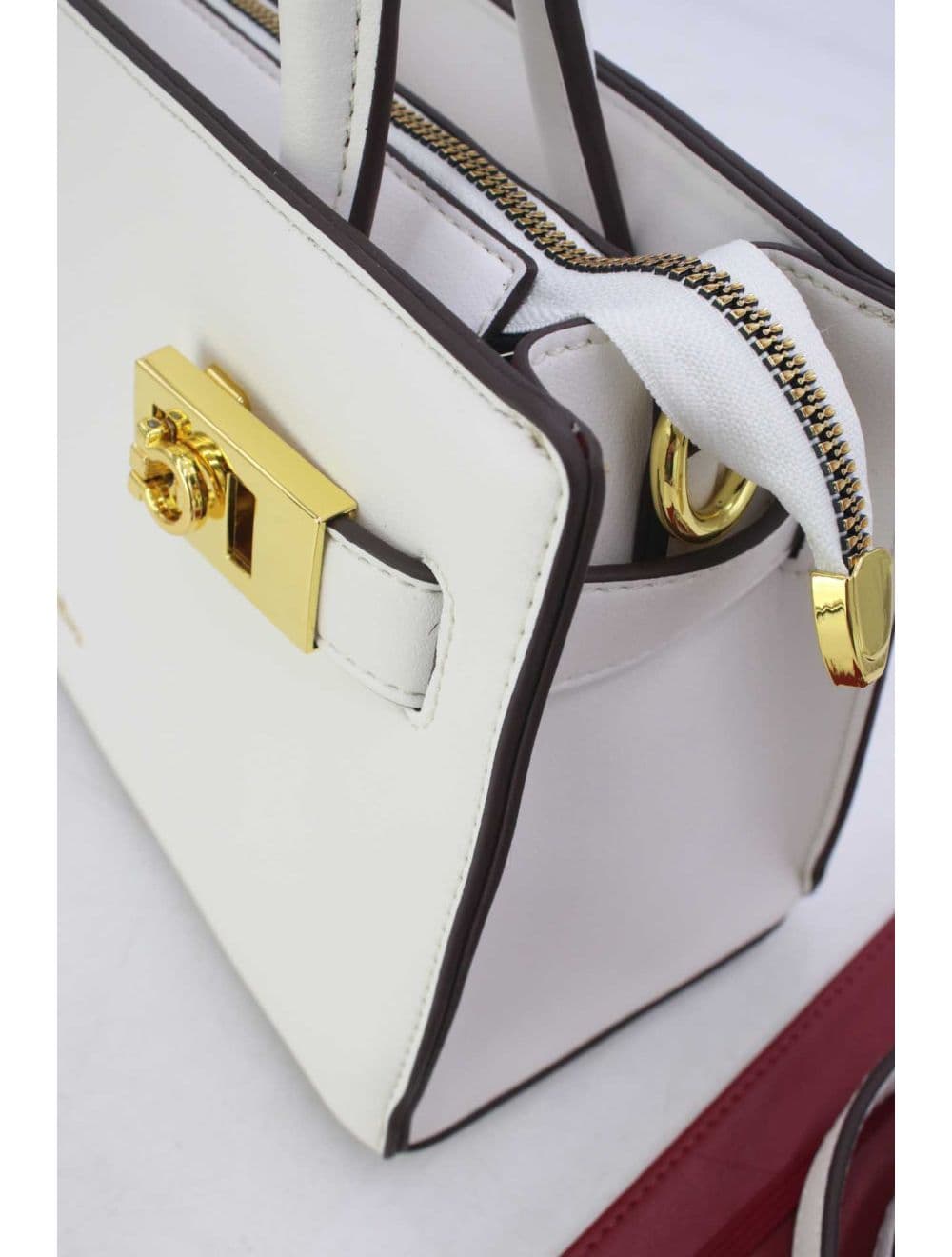 Sac à Main Chic Avec Centuire 25b-6352-Blanc — vue 5