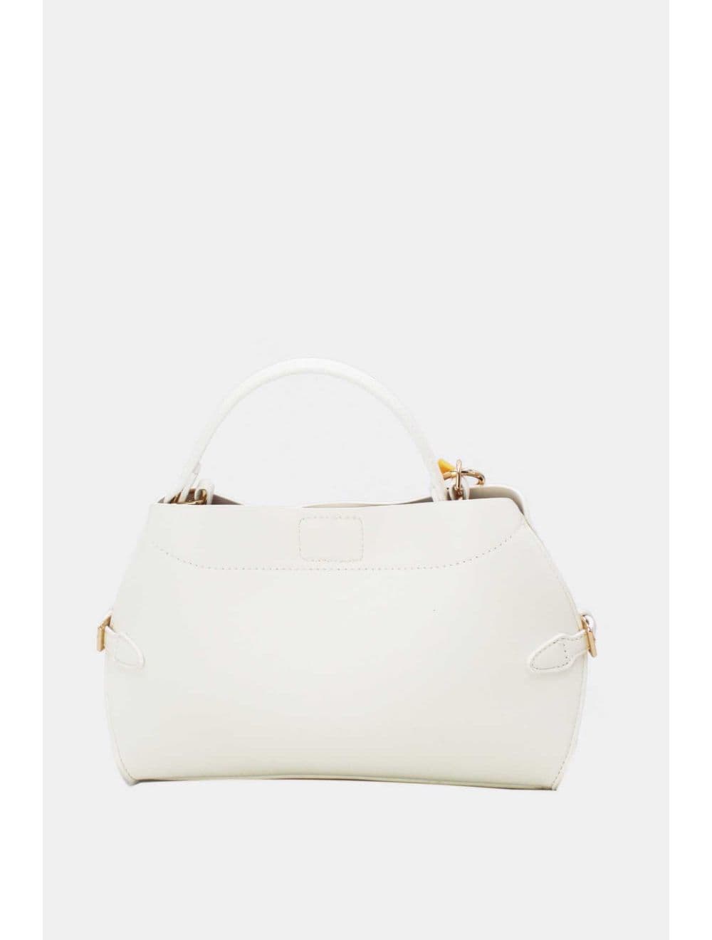 Petit Sac à Main Chic Avec Porte Clé 2-in-1 25P-6331-Blanc — vue 3