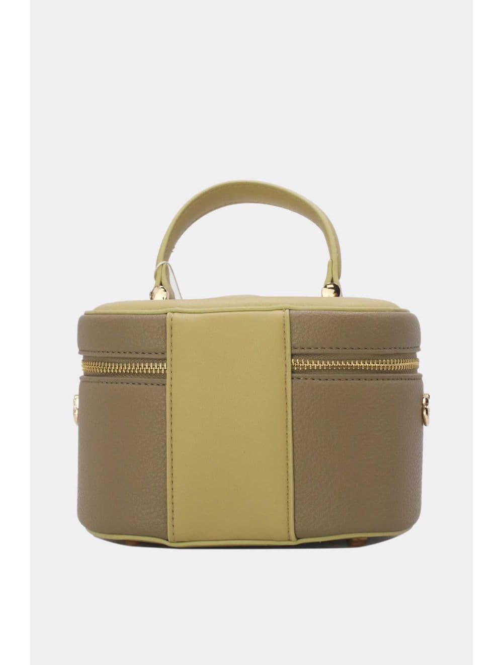 Mini Sac à Main Boîte de Mode Vintage 24P-5997-Taupe/Yellow — vue 3
