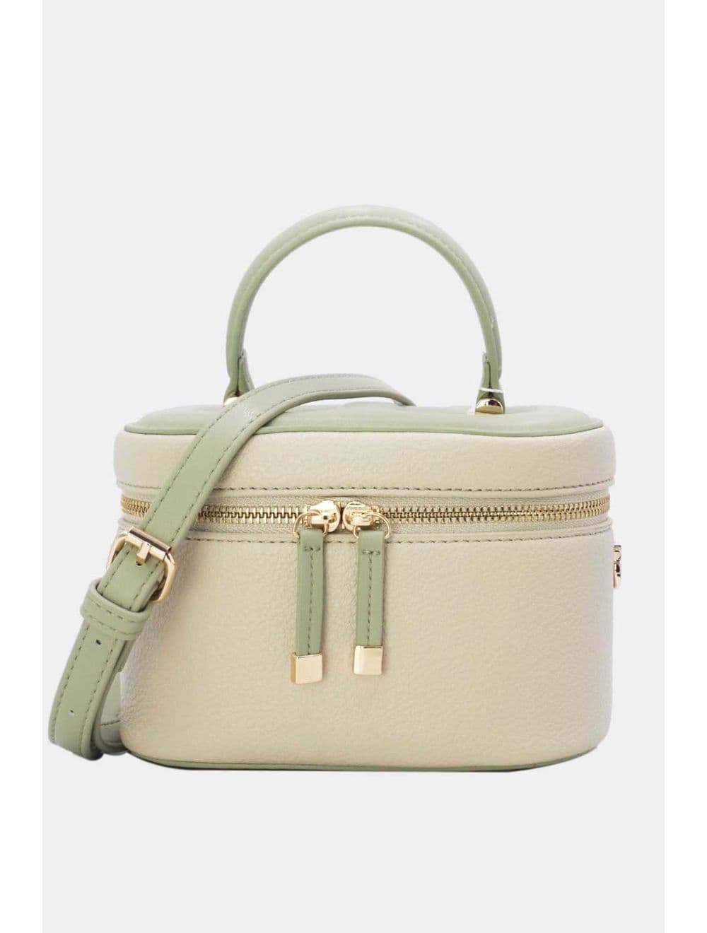 Mini Sac à Main Boîte de Mode Vintage 24P-5997-Beige/L.Green