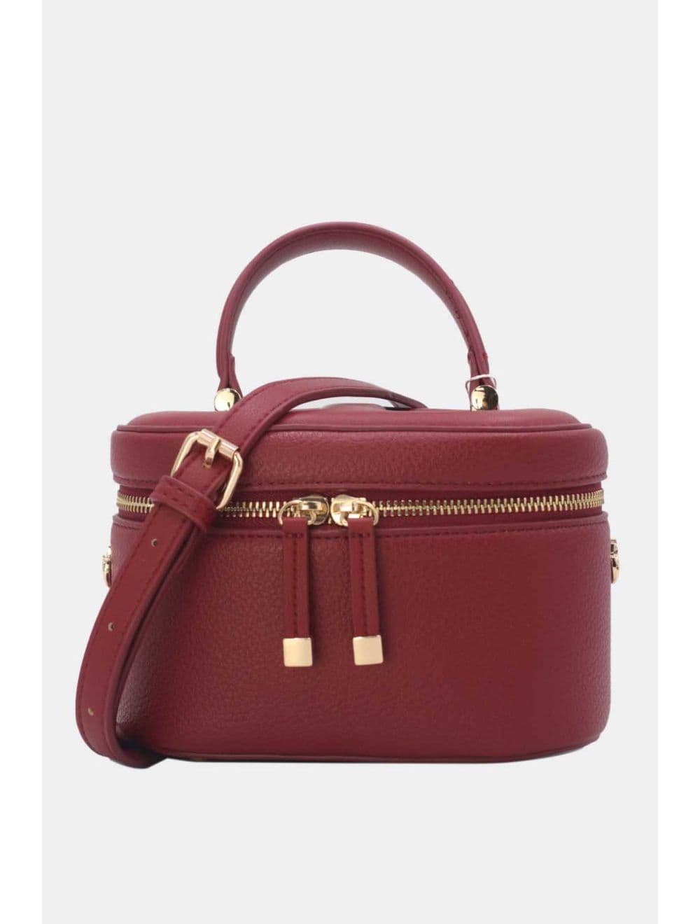 Mini Sac à Main Boîte de Mode Vintage 24P-5997-Red/Red