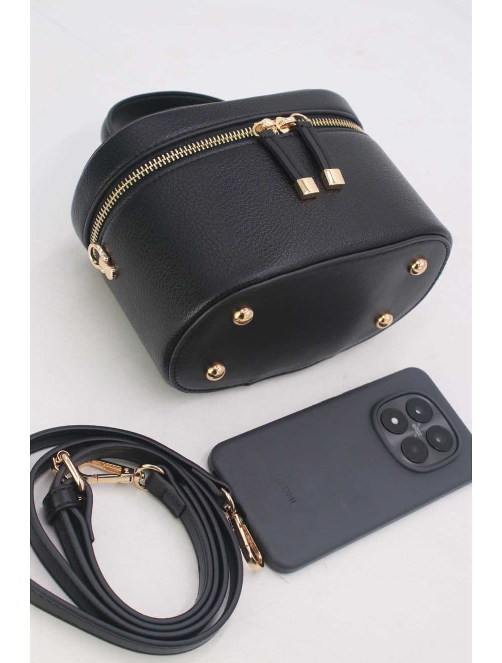 Mini Sac à Main Boîte de Mode Vintage 24P-5997-Black/Black — vue 4