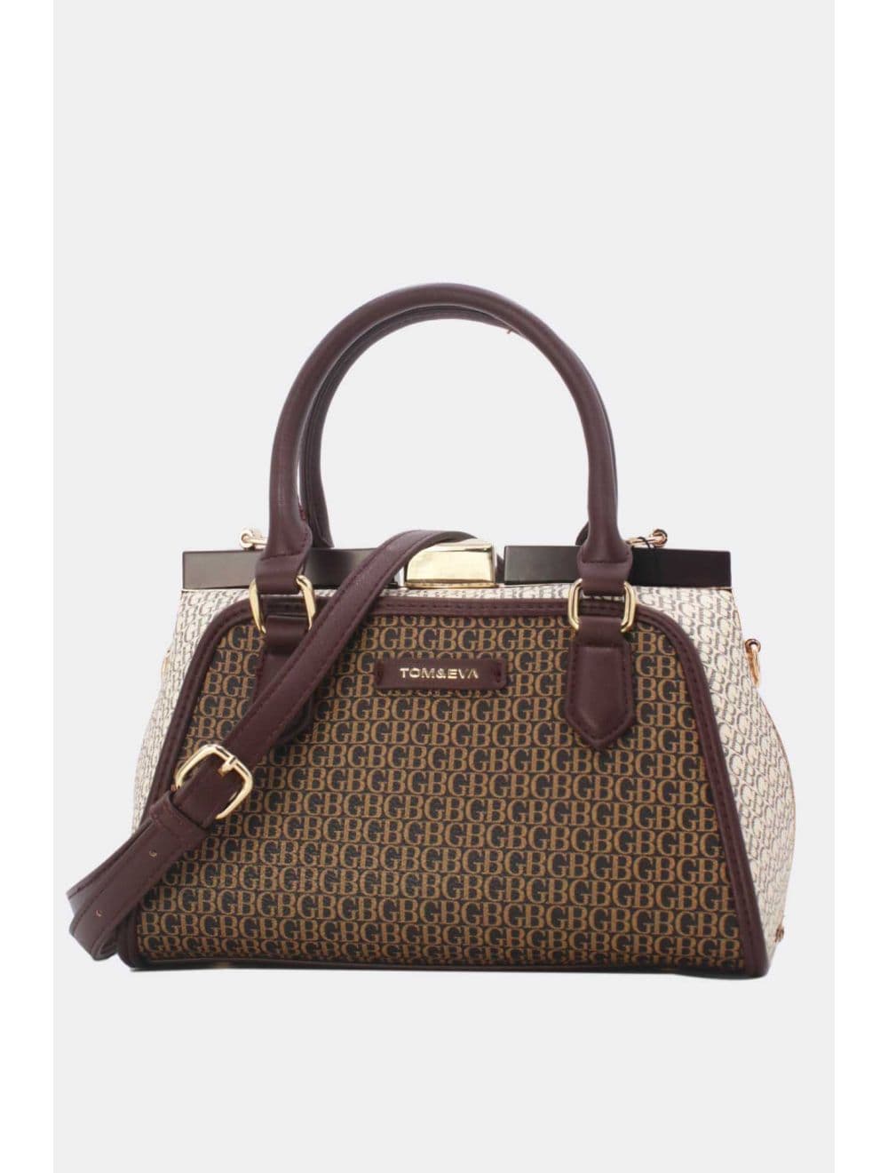 Sac à Main Monogramme 25B-6256-Café