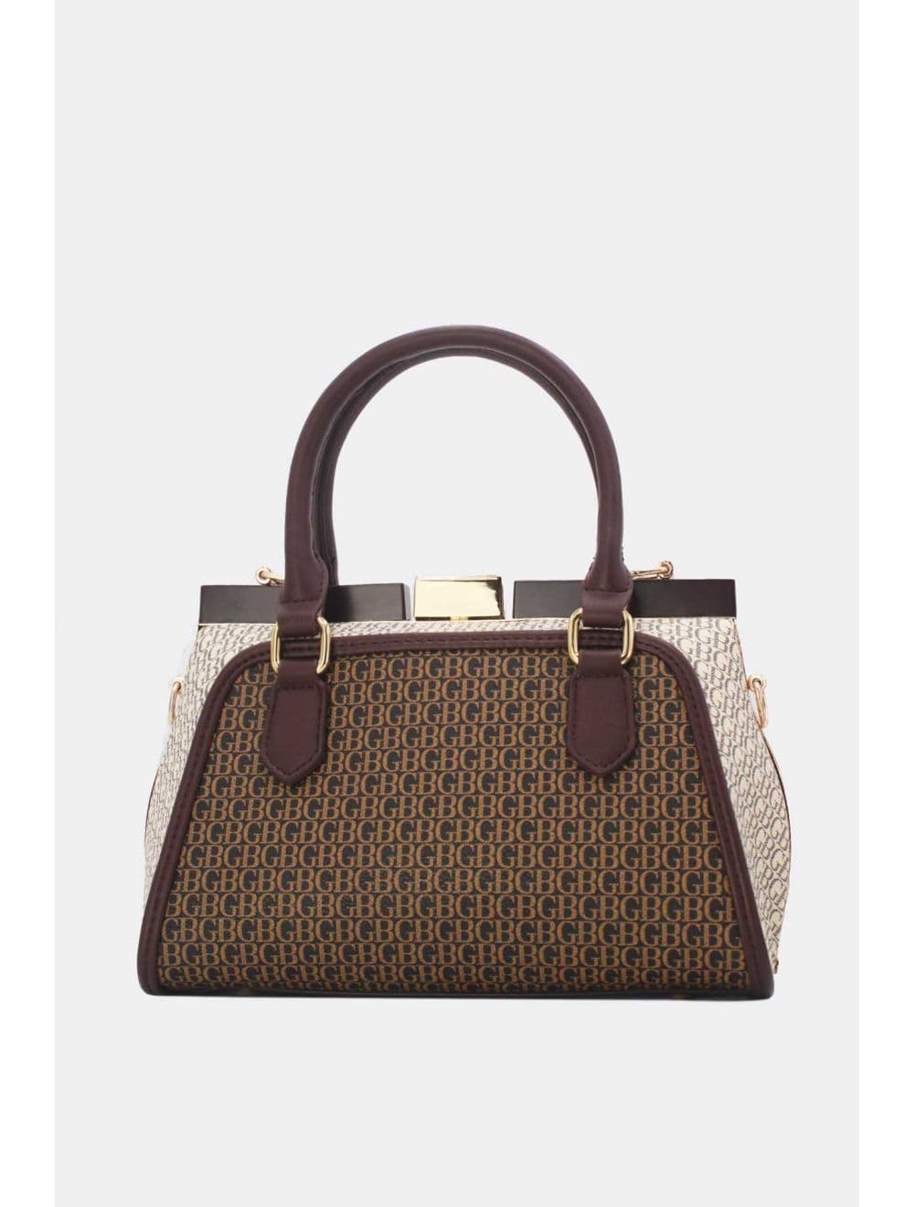 Sac à Main Monogramme 25B-6256-Café — vue 3