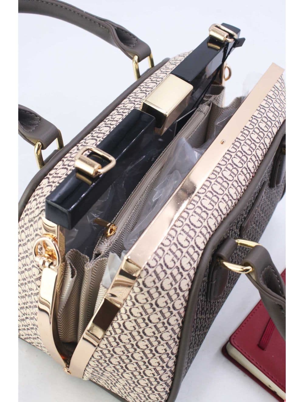Sac à Main Monogramme 25B-6256-Noir — vue 6