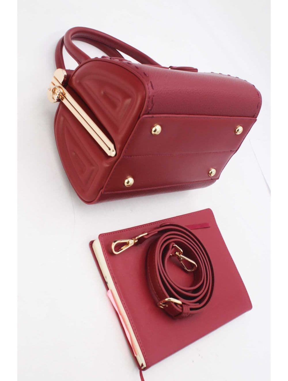 Petit Sac à Main Classique 25P-6261-Bordeaux — vue 4