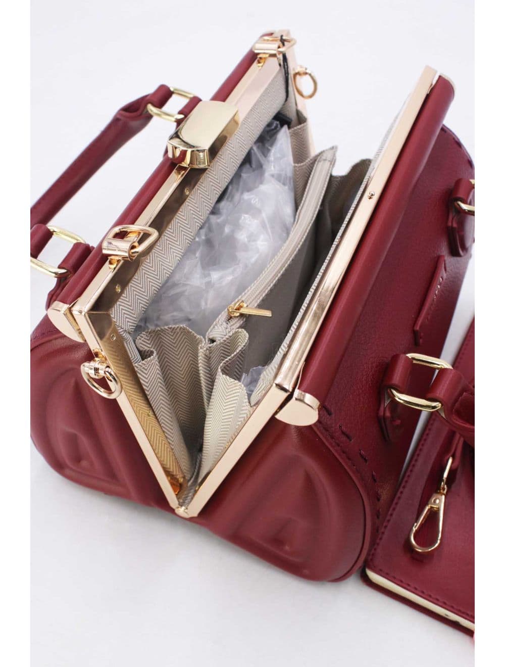 Petit Sac à Main Classique 25P-6261-Bordeaux — vue 5