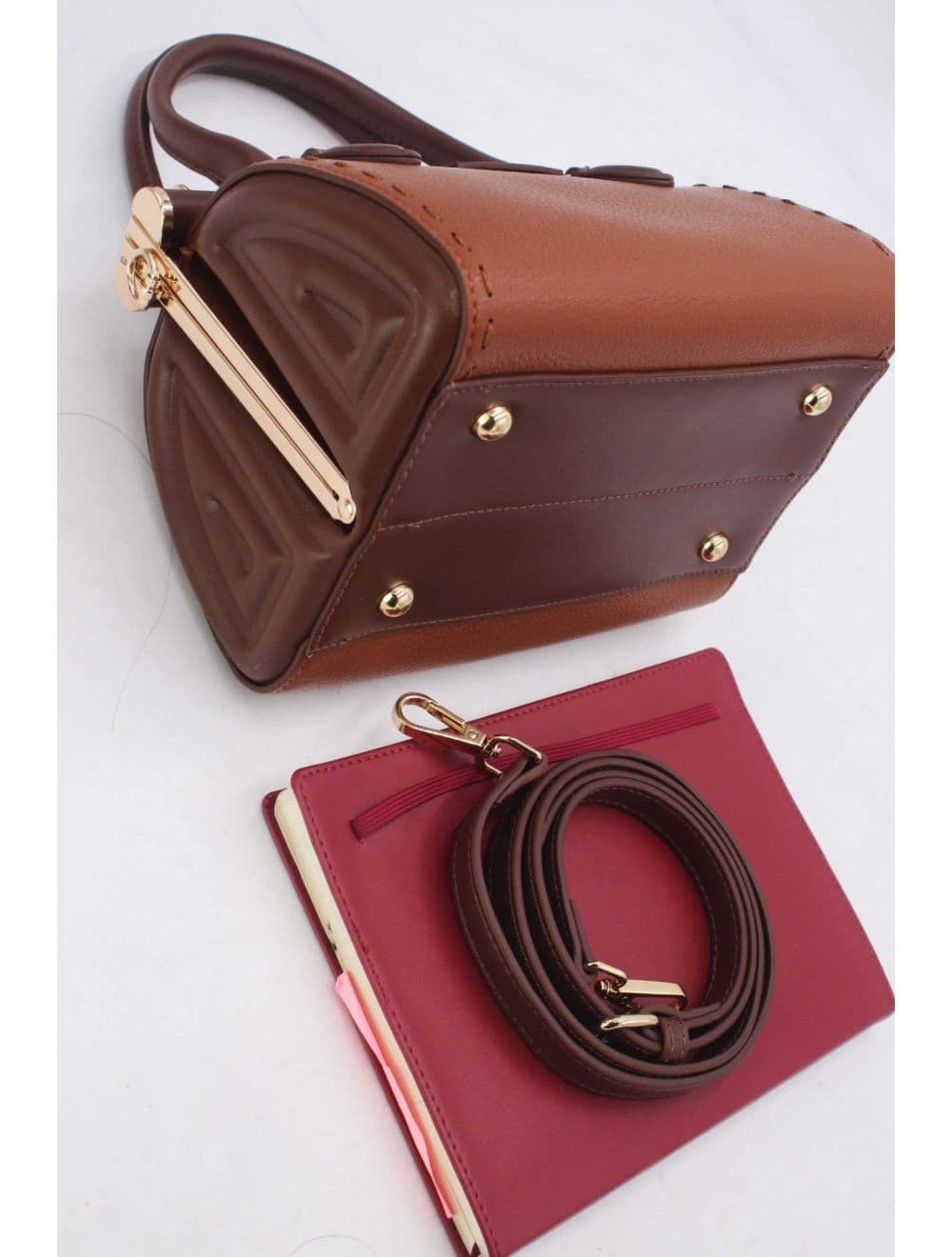 Petit Sac à Main Classique 25P-6261-Marron — vue 4