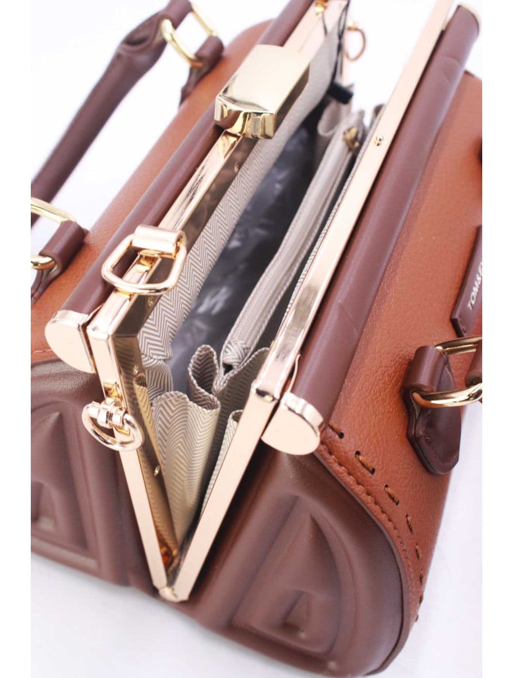 Petit Sac à Main Classique 25P-6261-Marron — vue 5