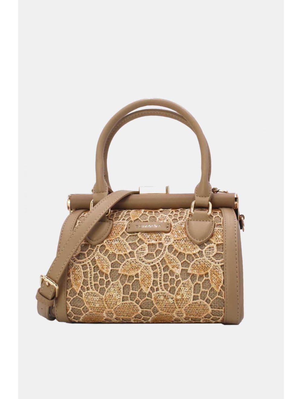 Petit Sac à Main Dentelle 25P-6259-Kaki
