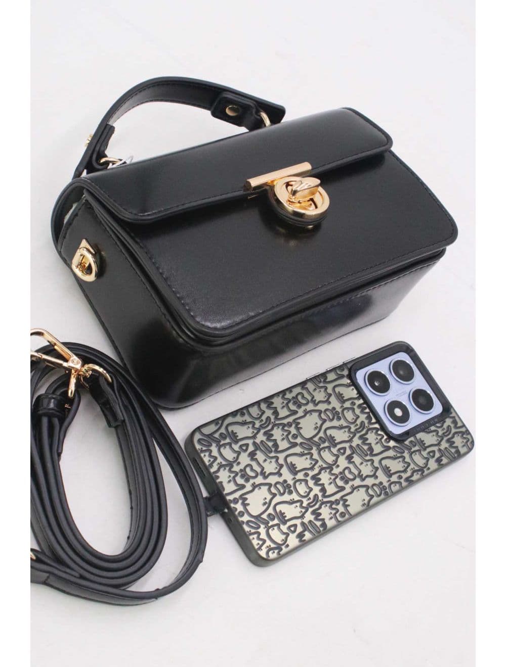 Petit Sac à Main Chic 25P-6168-Noir — vue 4