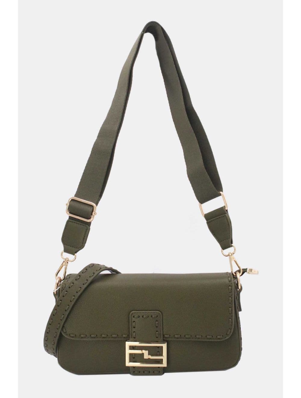 Sac à Bandoulère Double Porté 24P-5949-Vert