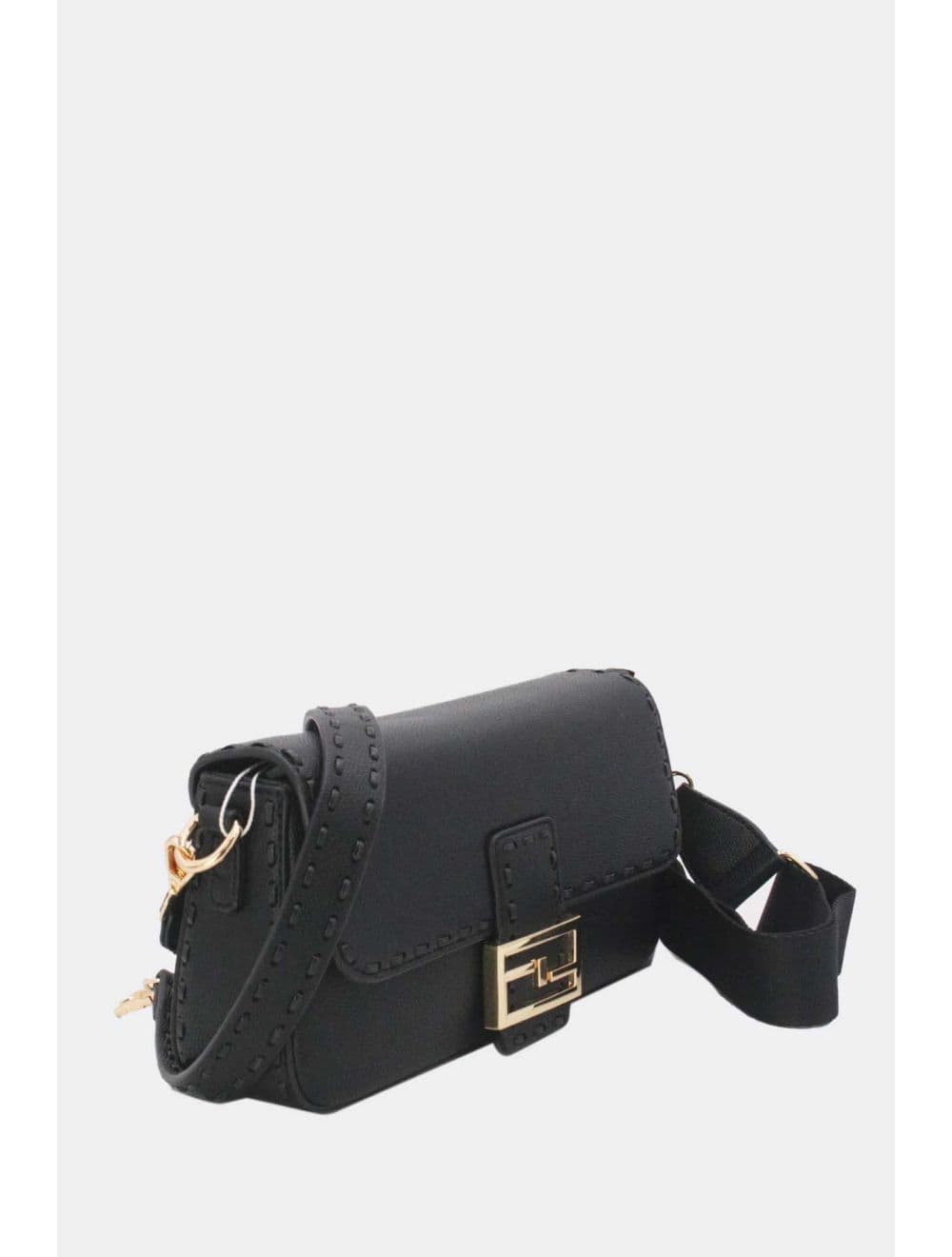 Sac à Bandoulère Double Porté 24P-5949-Noir — vue 3