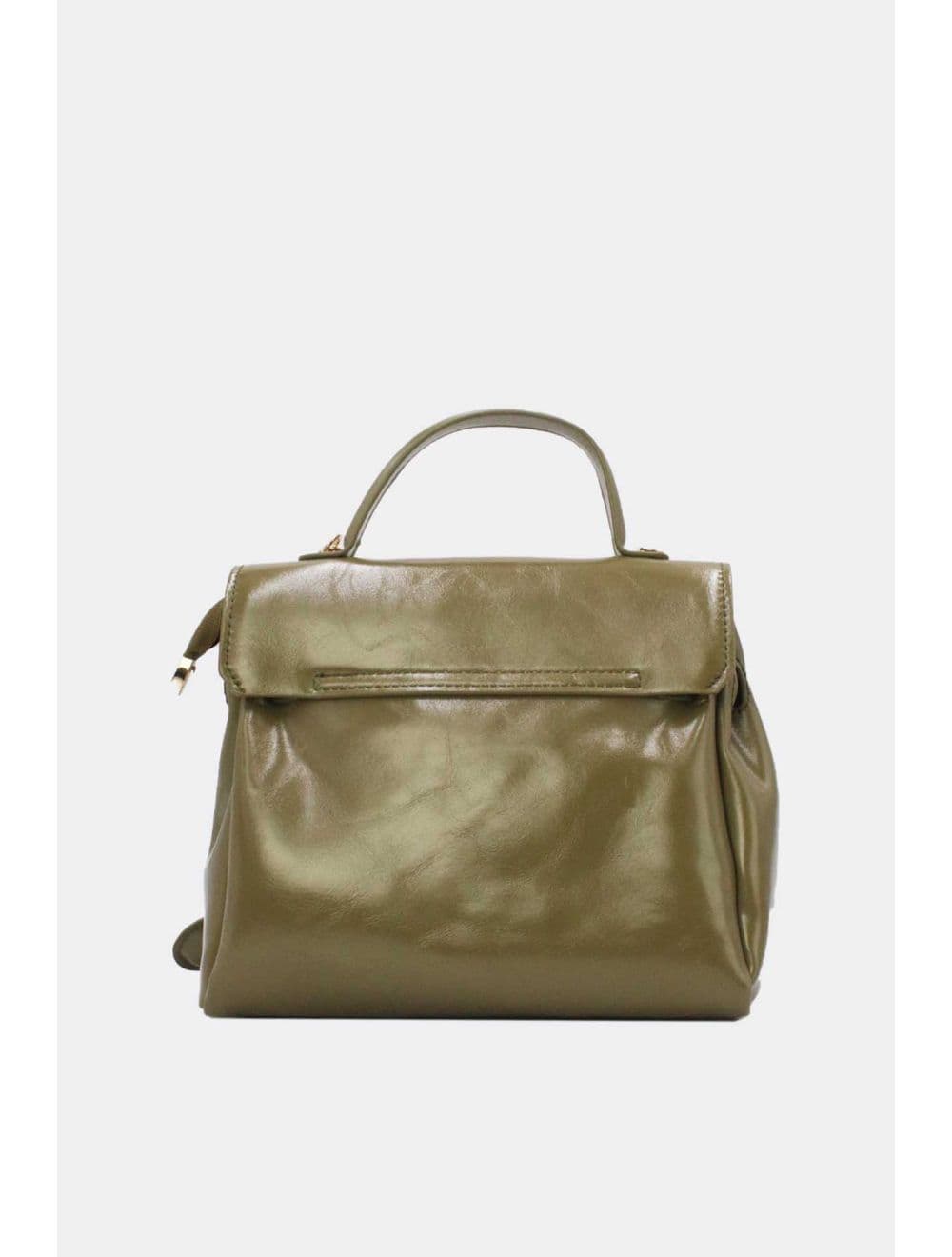 Petit Sac à Main Vernis Style Vintage 25P-6166-Vert — vue 4