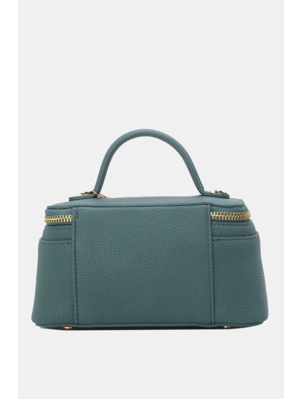 Petit Sac à Main Effet Grainé 25P-6171-Bleu — vue 4