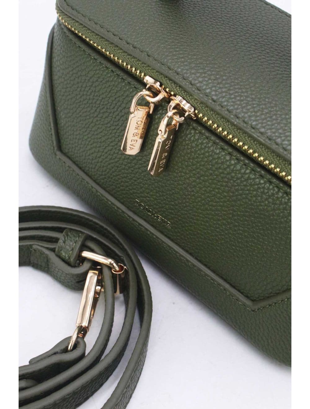 Petit Sac à Main Effet Grainé 25P-6171-Vert